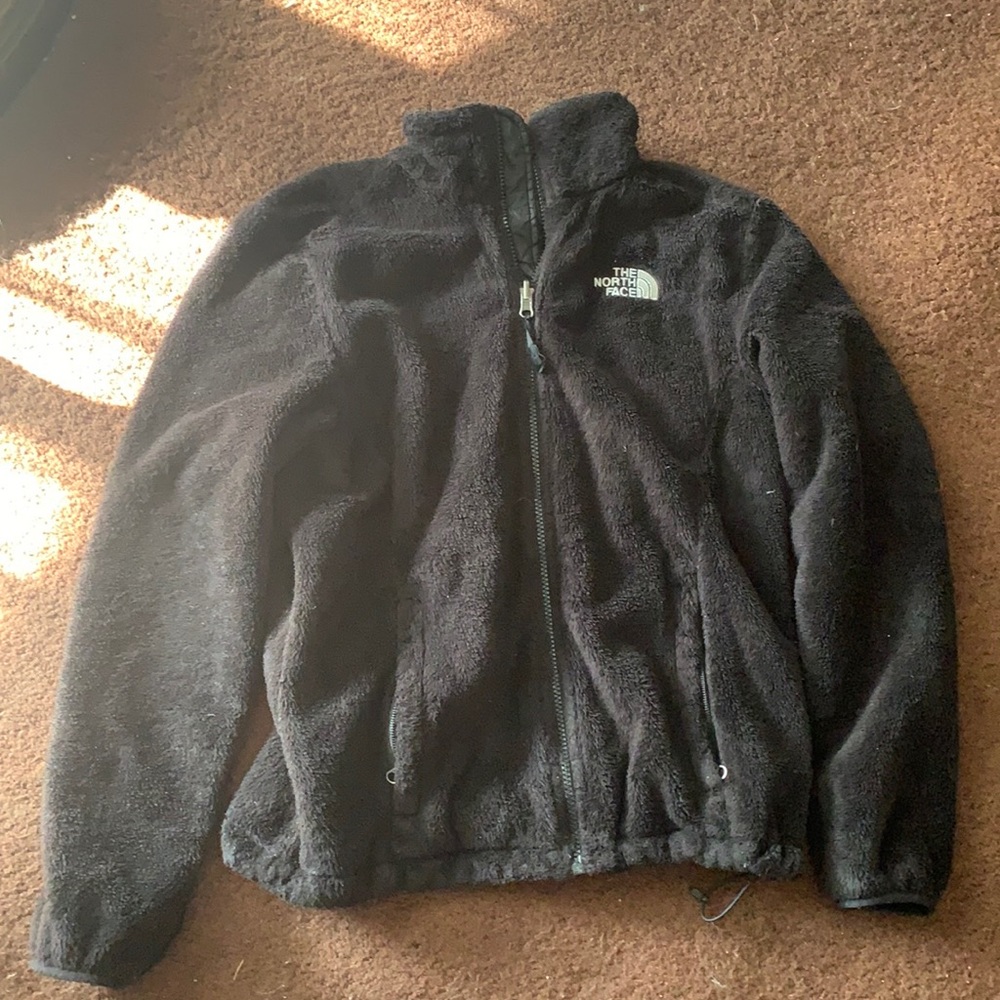 North face jacket size small, gently used black